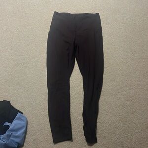 Yogalicious leggings, maroon/burgundy, size Small